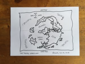 The Pacific World Map